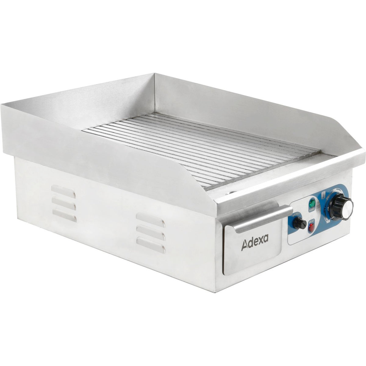 Commercial Griddle Ribbed Small 1 zone 2kW Electric - WHEG810AR