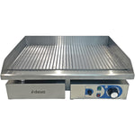Commercial Griddle Ribbed Medium 1 zone 3kW Electric - WHEG818AR