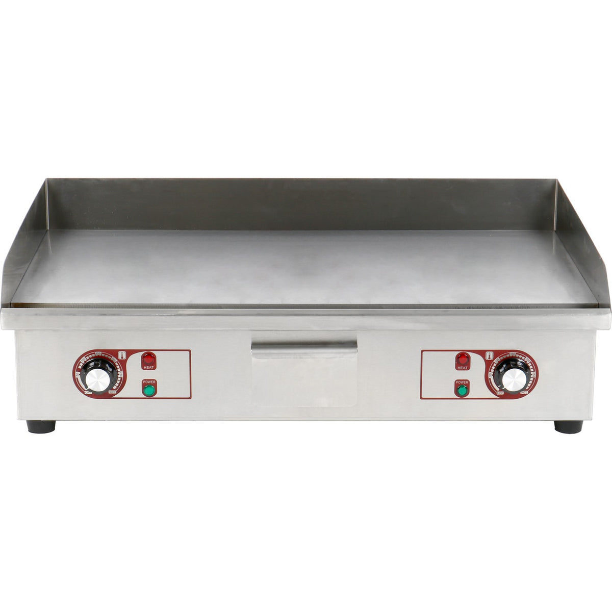 Commercial Griddle Smooth 728x393mm 2 zones 4.4kW Electric - WHEG820AF