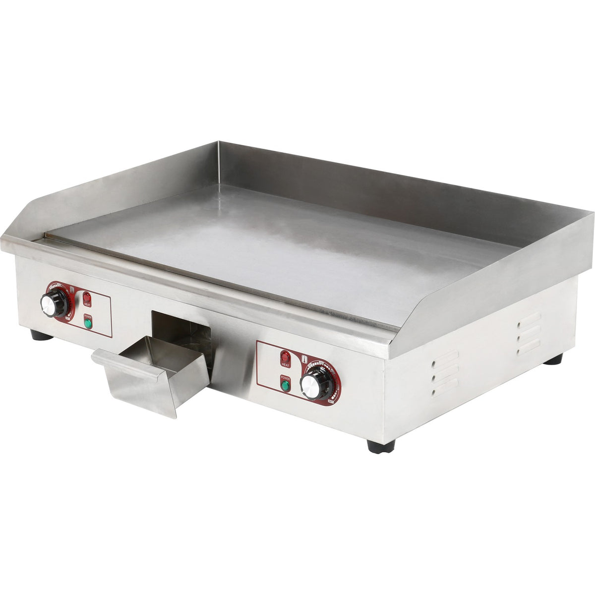 Commercial Griddle Smooth 728x393mm 2 zones 4.4kW Electric - WHEG820AF