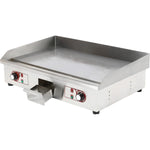 Commercial Griddle Smooth 728x393mm 2 zones 4.4kW Electric - WHEG820AF