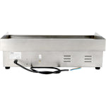 Commercial Griddle Smooth 728x393mm 2 zones 4.4kW Electric - WHEG820AF