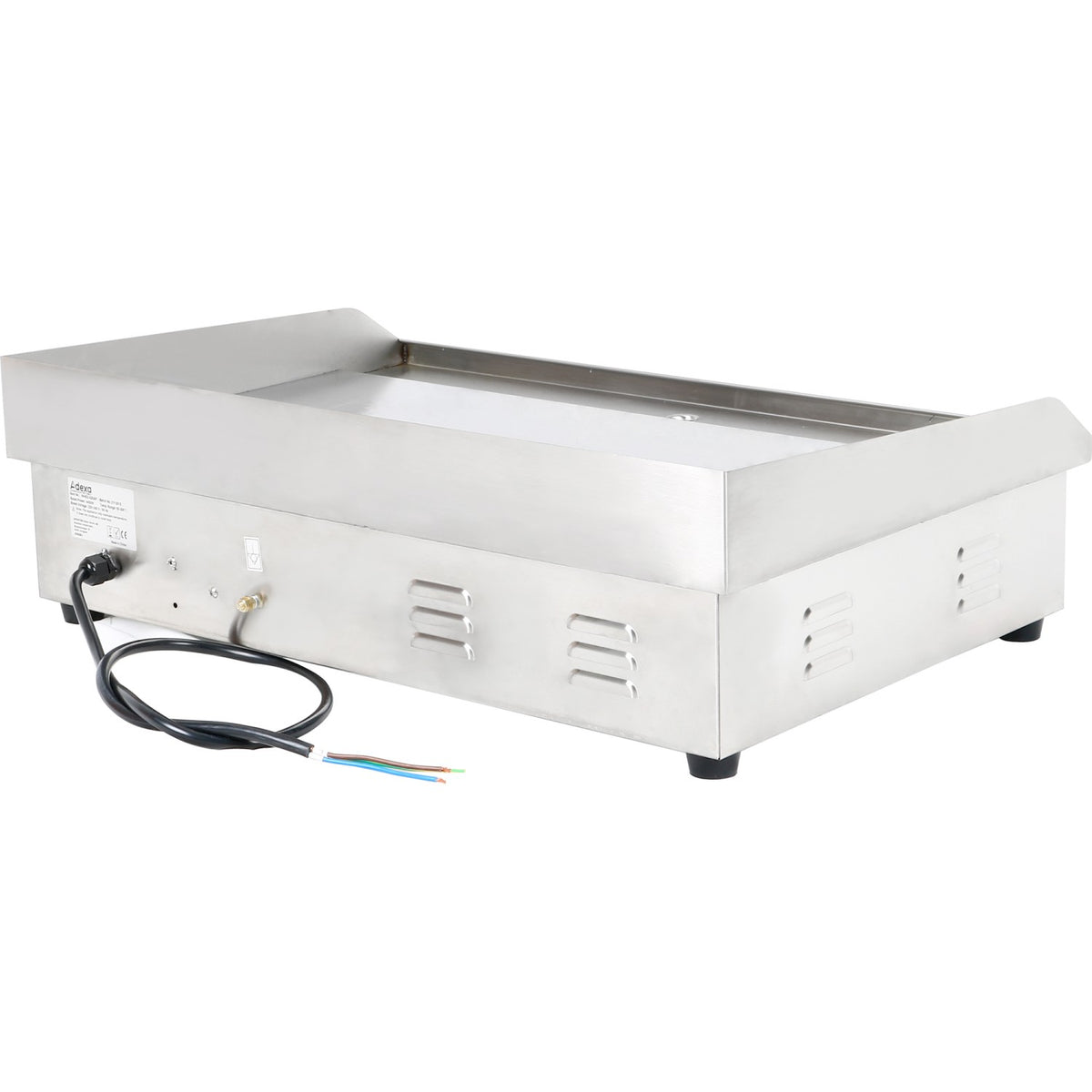 Commercial Griddle Smooth 728x393mm 2 zones 4.4kW Electric - WHEG820AF