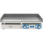 Commercial Griddle Smooth/Ribbed 728x393mm 2 zones 4.4kW Electric - WHEG820AFR