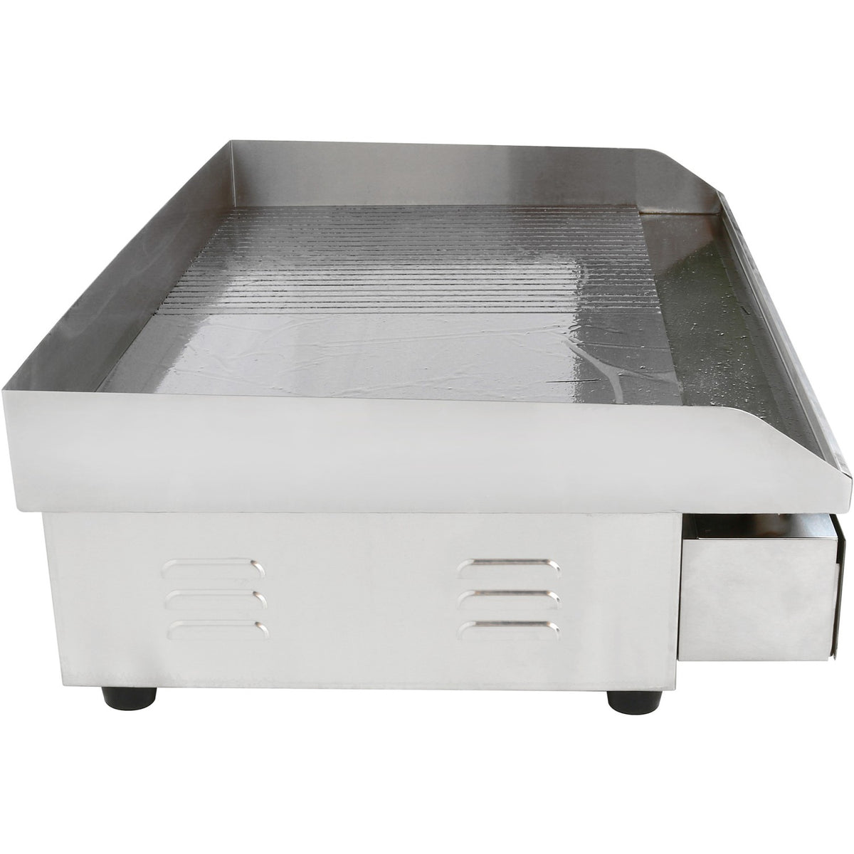 Commercial Griddle Smooth/Ribbed 728x393mm 2 zones 4.4kW Electric - WHEG820AFR