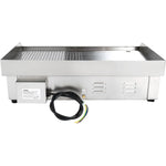 Commercial Griddle Smooth/Ribbed 728x393mm 2 zones 4.4kW Electric - WHEG820AFR