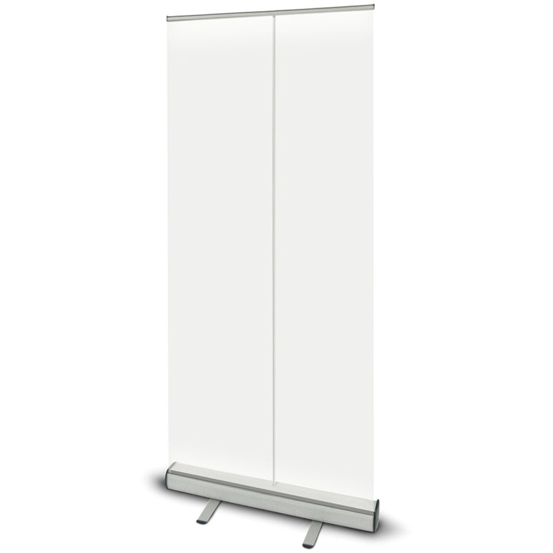 Retractable Banner Stand 800x2000mm Clear sheet Aluminium base - WHESB80
