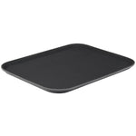 Non-skid Serving tray Fiberglass Rectangular 14x18" Black - WHF1418