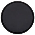 Non-skid Serving tray Super plastic Round 14" Black - WHF1400