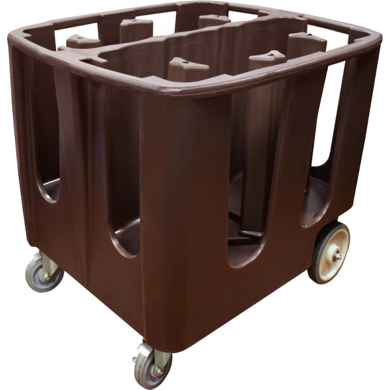 Commercial Plate Trolley 300 plates 6 stacks 930x720x800mm - WHJCDC240
