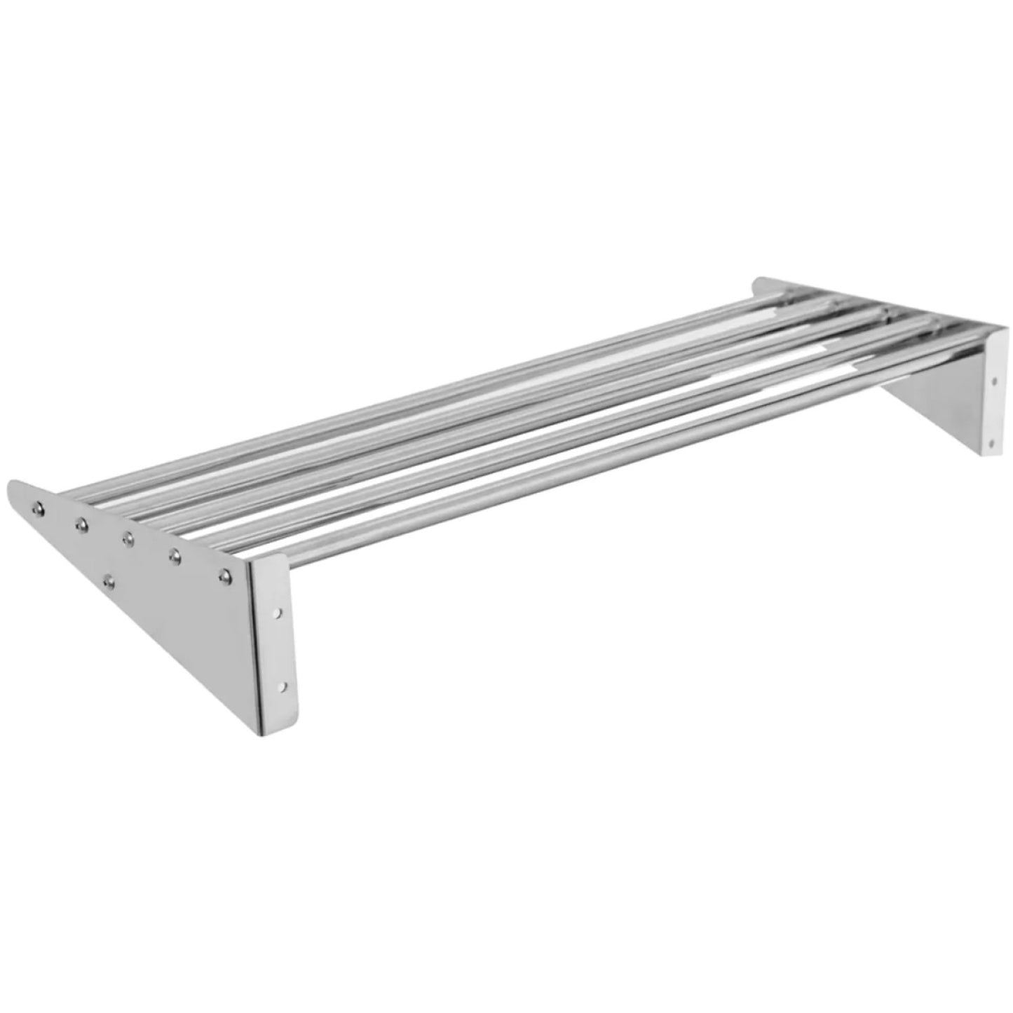 Tubular Wall shelf Stainless steel 900x320x140mm - WHRT90