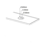 Commercial Stainless Steel Single Sink with Left Bowl & Right Scrapping Hole + Splashback 1400x700x950mm - WHSTD1470L