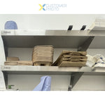 WHWS126018 Wall Shelf — customer photo showing shelf loaded with pots and pans