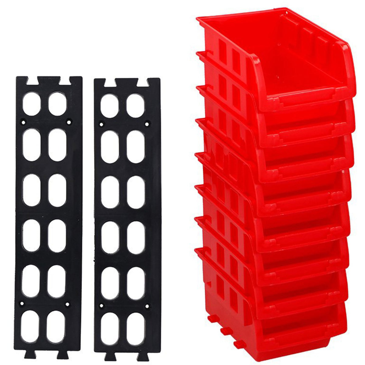 8pcs Small Half Bulk Bin Storage Organiser - WK0800