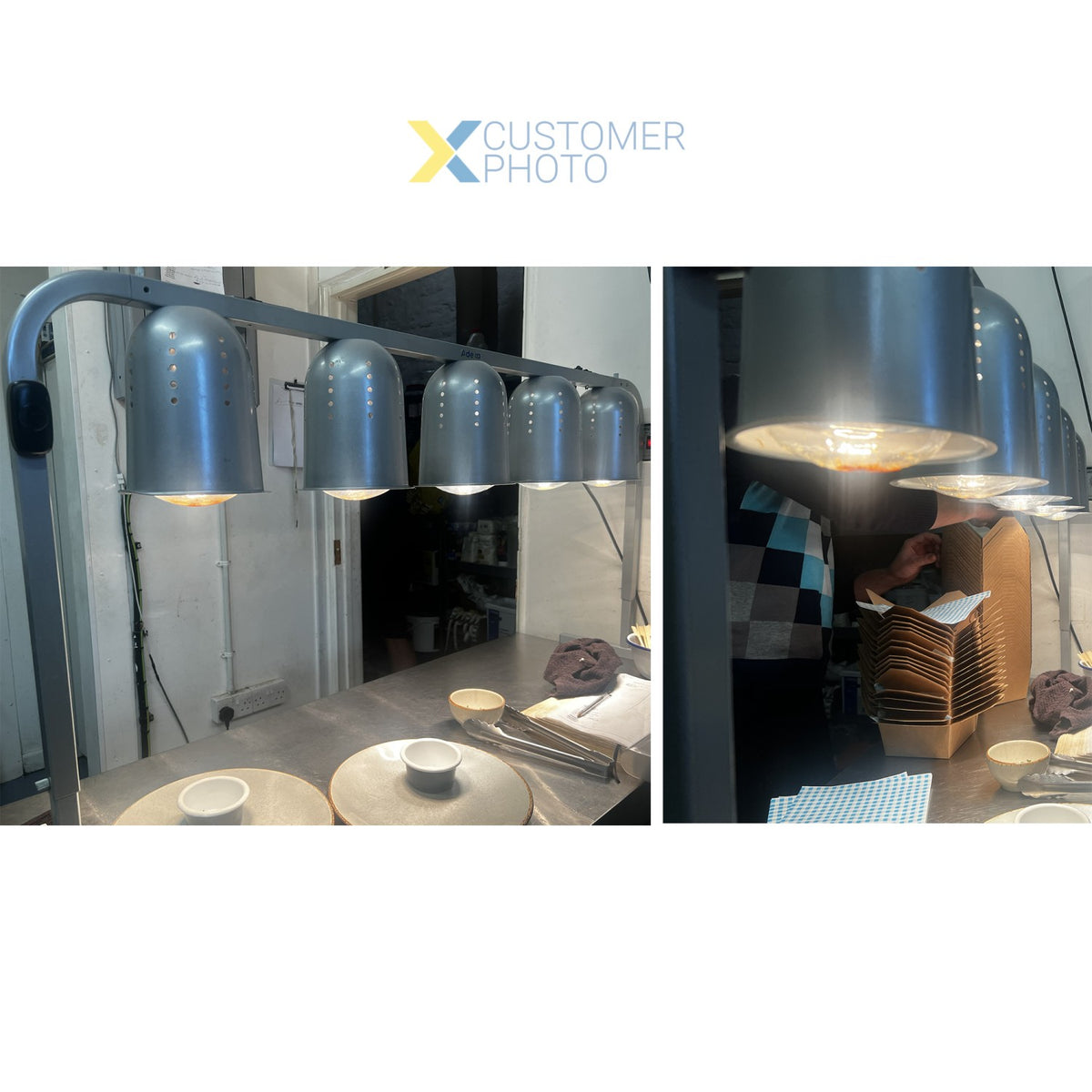 Commercial Food Warmer 5 heating lamps - WL1375