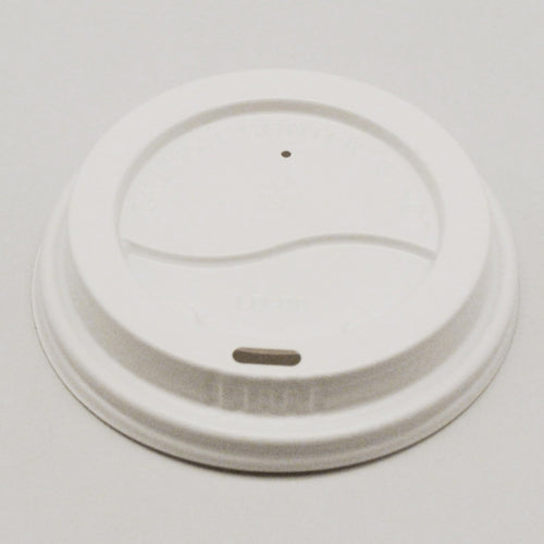 1000pcs Coffee Cup Lids for 8oz cups White - WLID8OZ