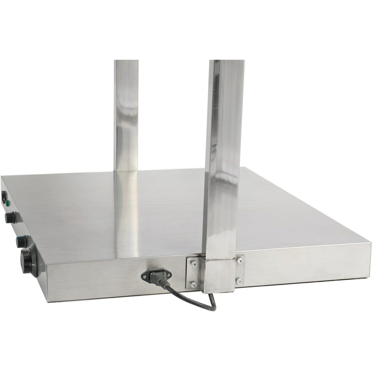 Buffet food warmer with gantry Stainless steel 2 infrared lamps Sneeze guards 2xGN1/1 - WM2FXX