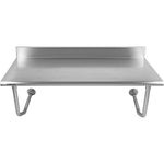 Professional Wall Mounted Work table Stainless steel 1400x700x900mm - WMTB70140