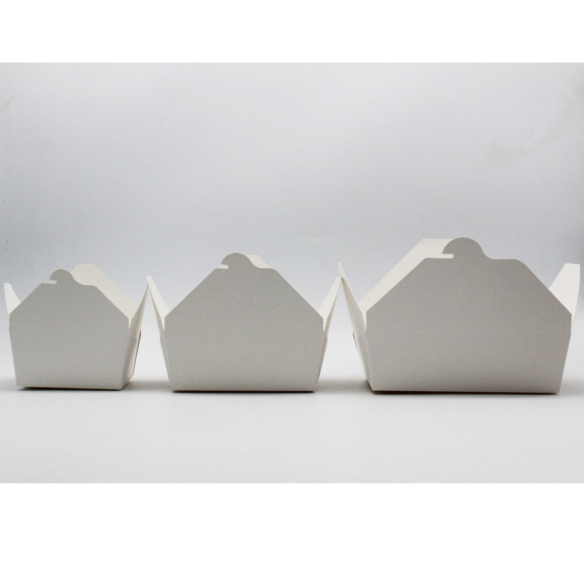 300pcs White Lunch Box 2000ml PE - WPLB2000