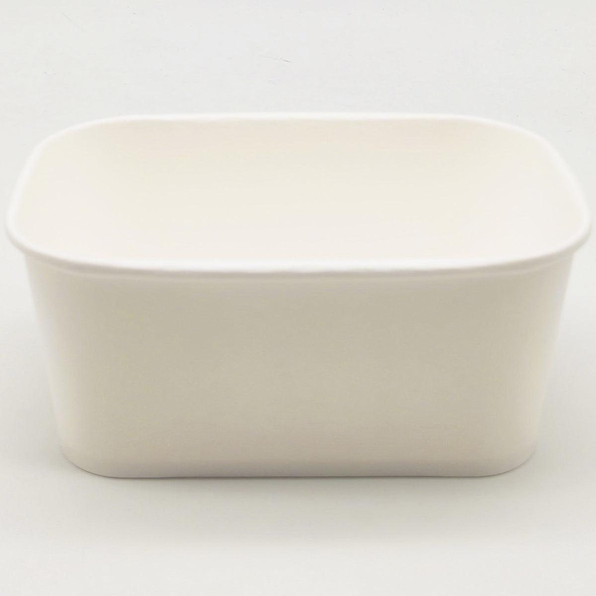 300pcs White Rectangular Bowl 1000ml PE - WPRB1000
