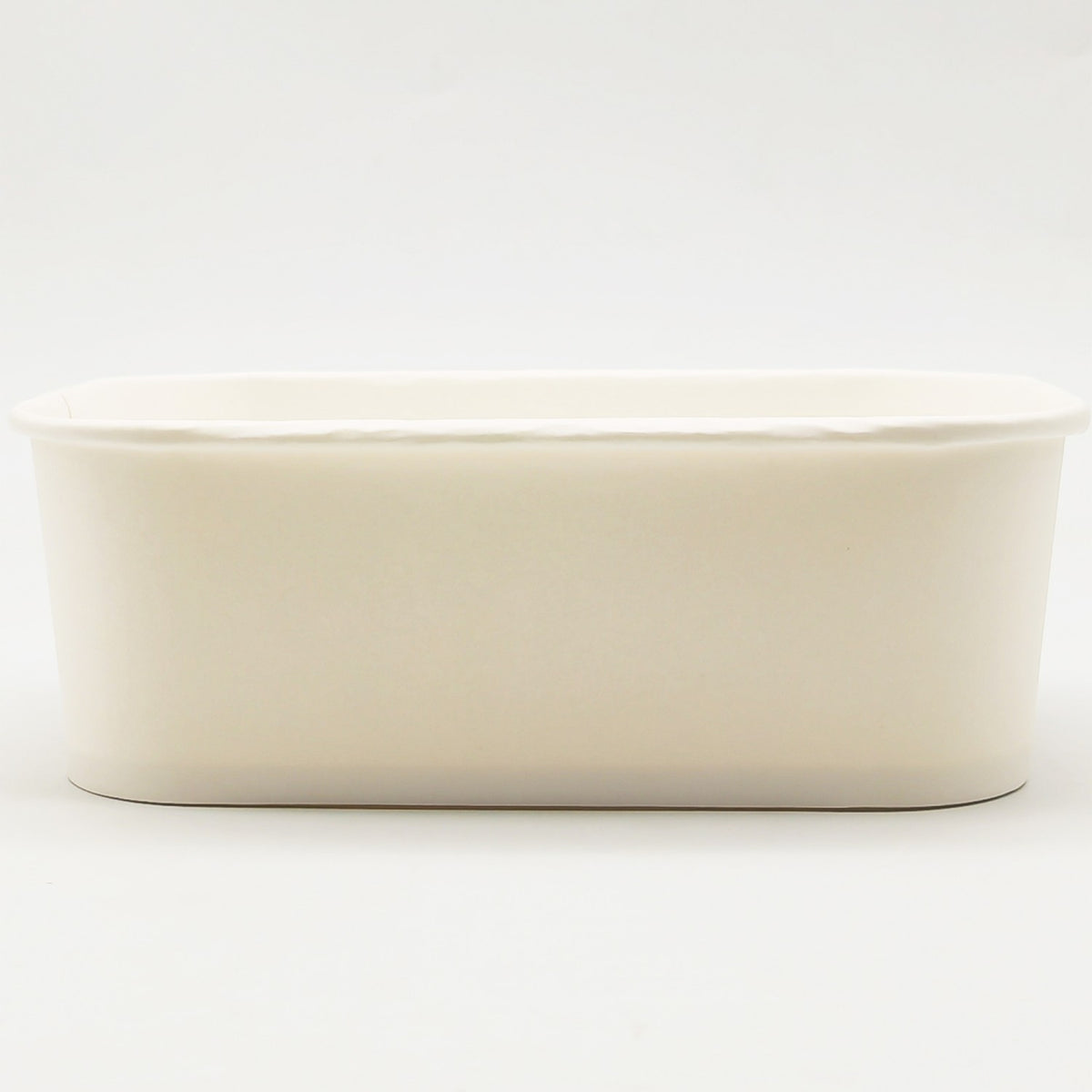 300pcs White Rectangular Bowl 750ml PE - WPRB750