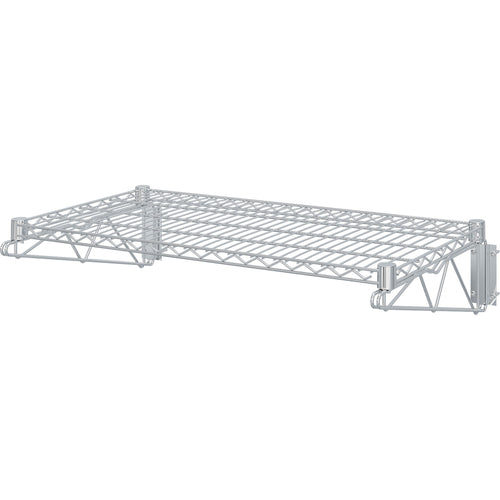 Wall-Mounted Wire Shelf 1 Tier 100kg Capacity Chrome Finish 900x450mm - WR904560A1C
