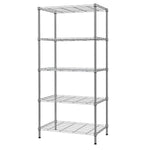 Professional 5 Tier Shelving Unit Silver 600x350x1500mm - WS2414595S
