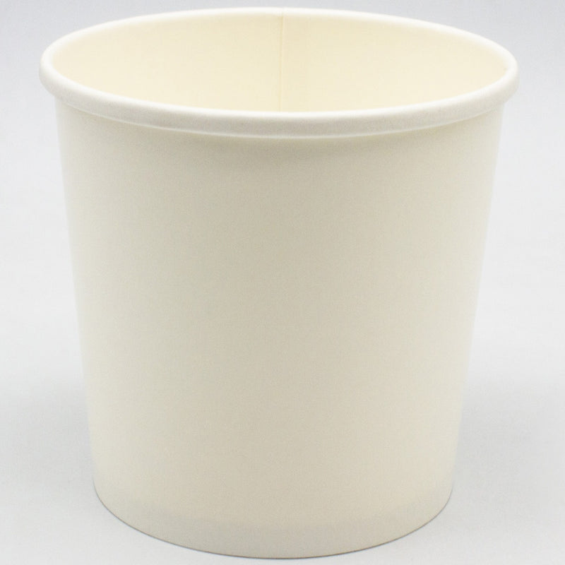 500pcs White Soup Bowl 24oz/709ml PE - WSB24OZ