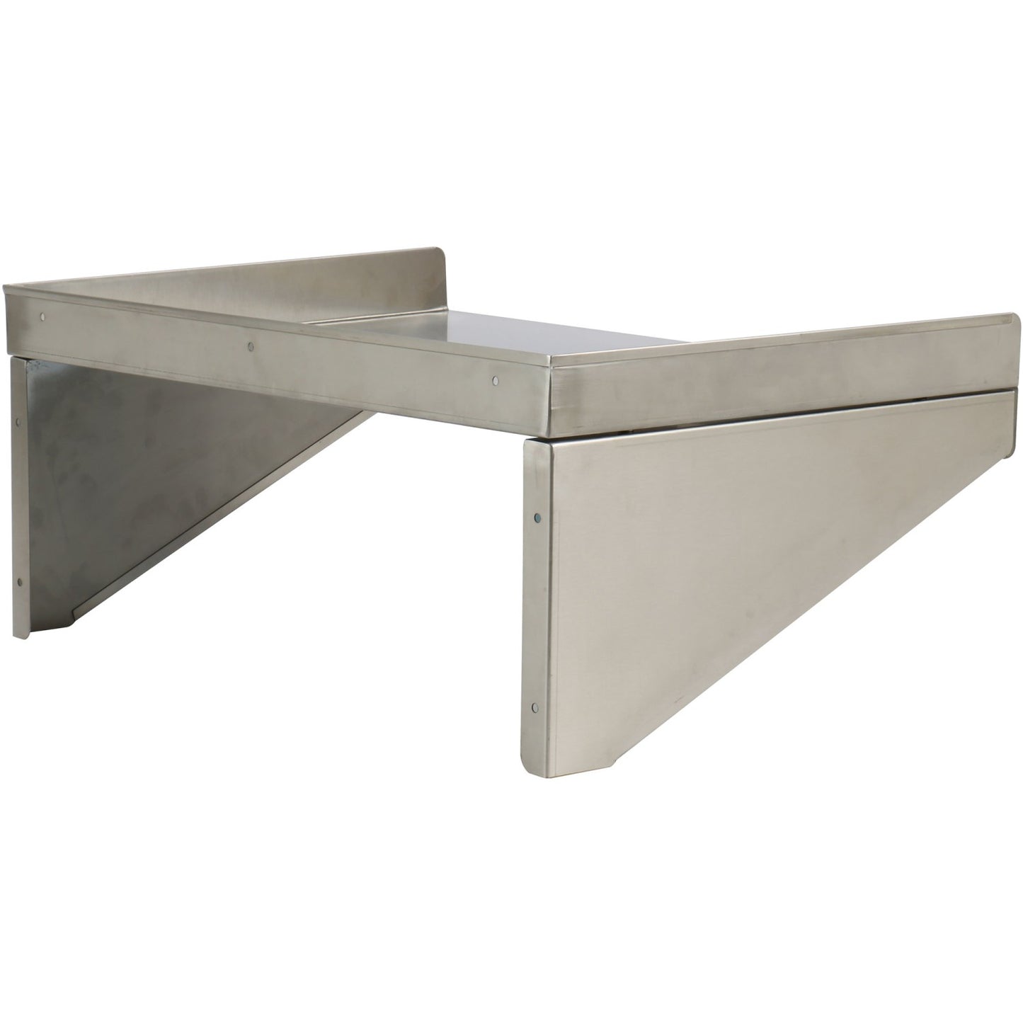 Wall shelf 1 level 3 sides upturn 900x400x254mm Stainless steel - WSW40090B