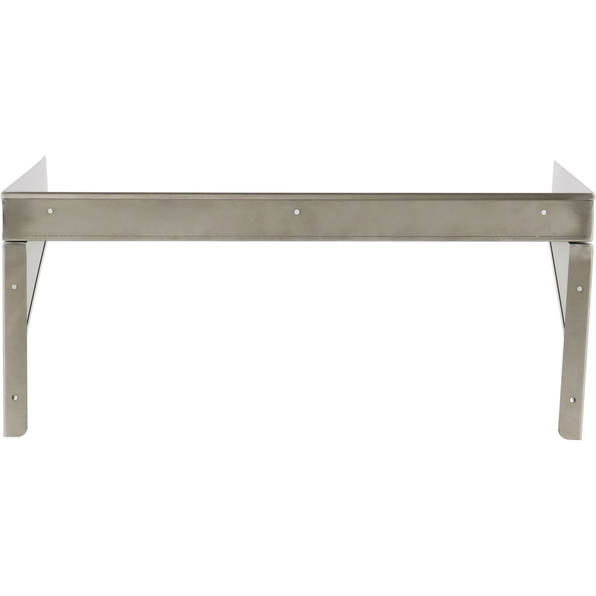Wall shelf 1 level 3 sides upturn 1200x400x254mm Stainless steel - WSW400120B