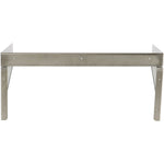 Wall shelf 1 level 3 sides upturn 900x400x254mm Stainless steel - WSW40090B