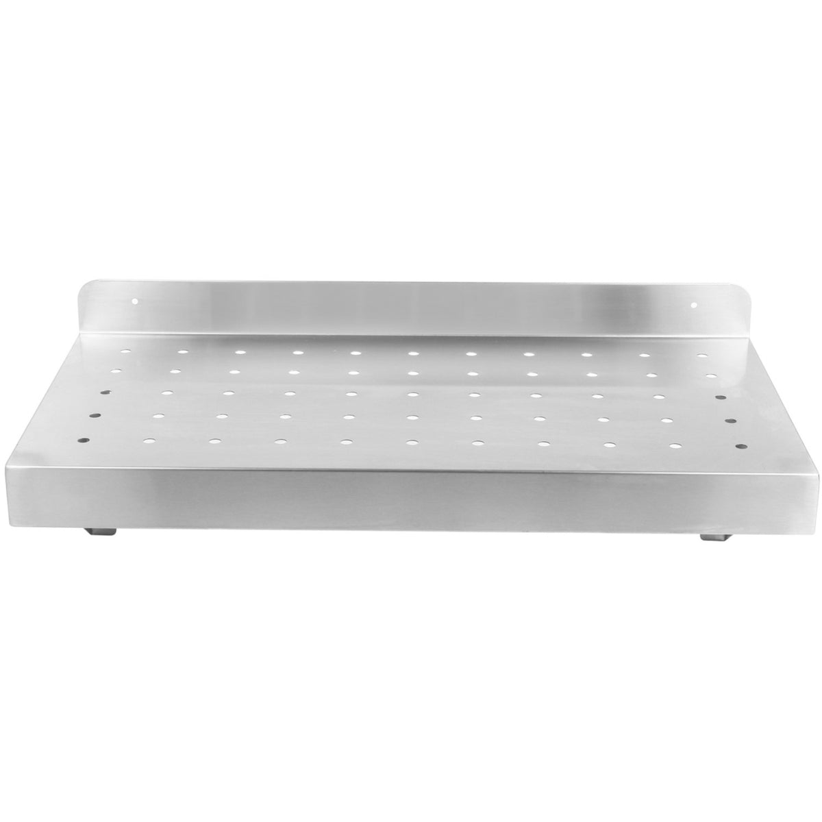 Wall Shelf Perforated 1 tier Stainless steel 2100x400x254mm - WSW40210P