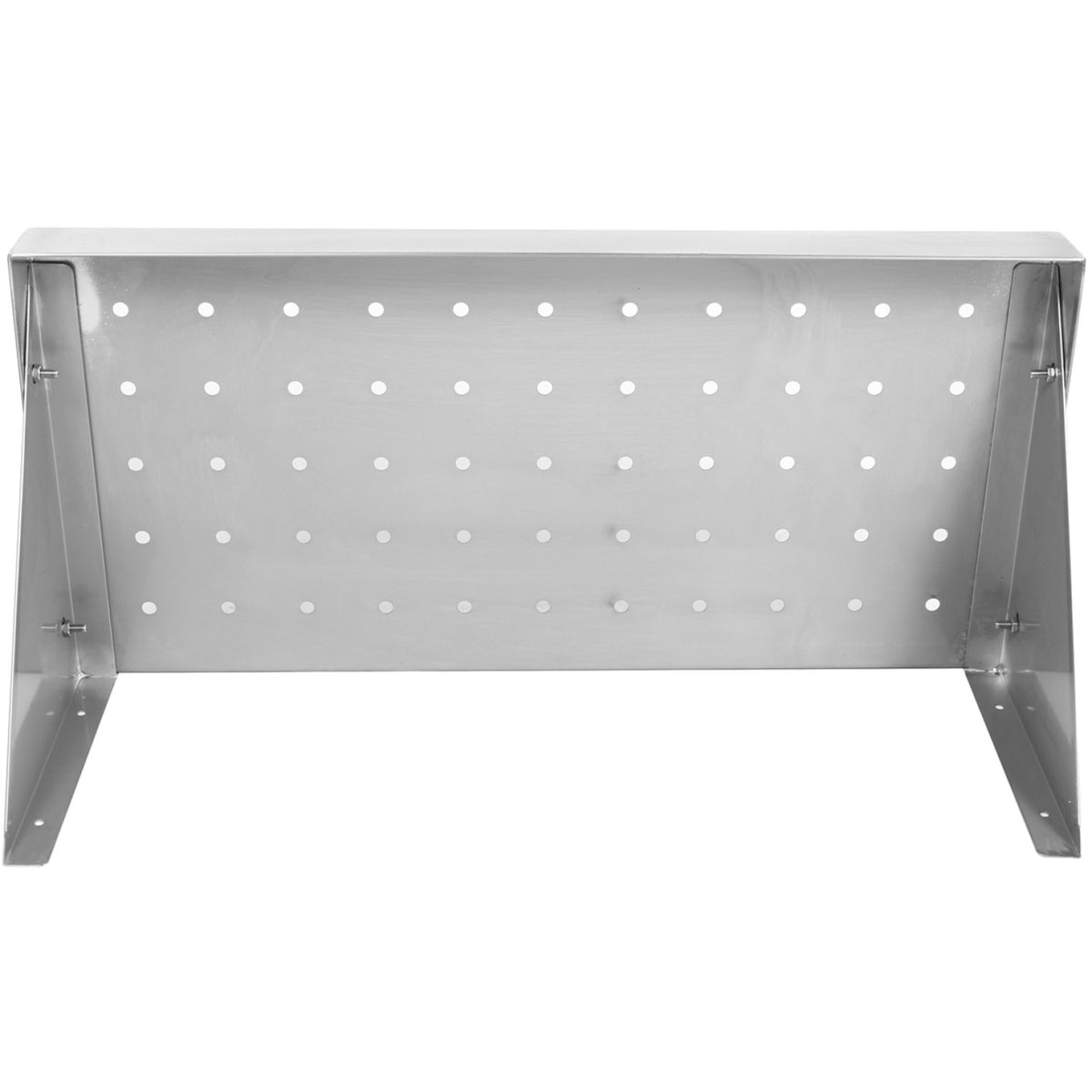Wall Shelf Perforated 1 tier Stainless steel 1200x400x254mm - WSW40120P
