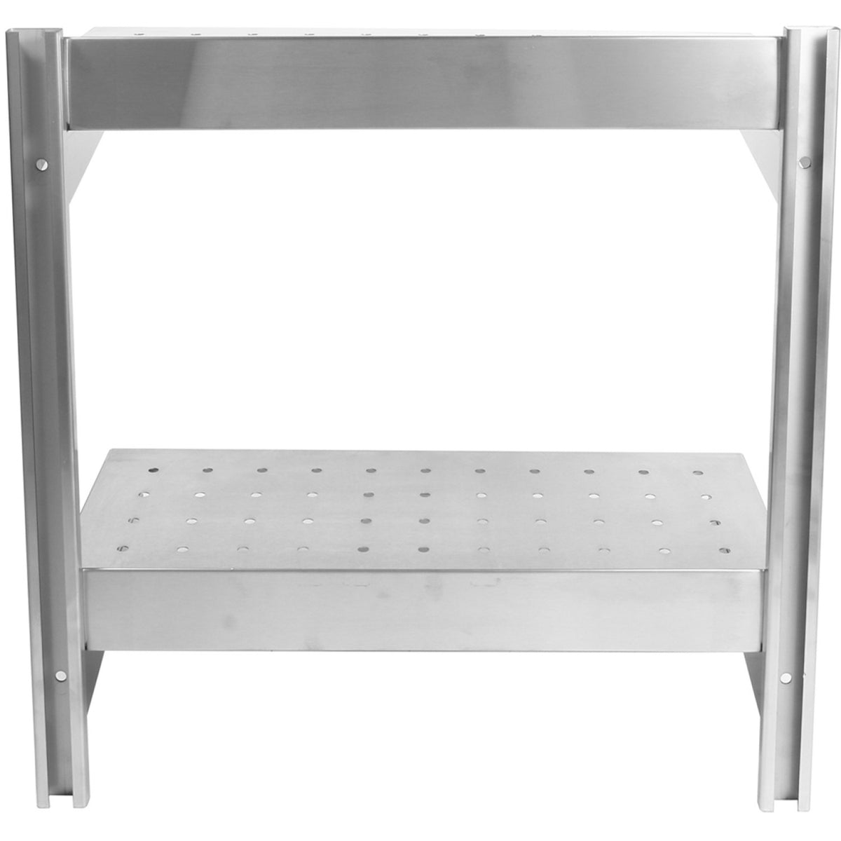 Wall Shelf Perforated 2 tiers Stainless steel 1400x350x600mm - WSWB35140P