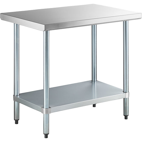 Commercial Stainless Steel Work Table Bottom shelf 1200x700x900mm - WT70120G
