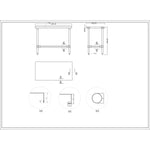 Commercial Stainless Steel Work Table No Bottom shelf with Upstand 1200x600x900mm - WT60120GBNU