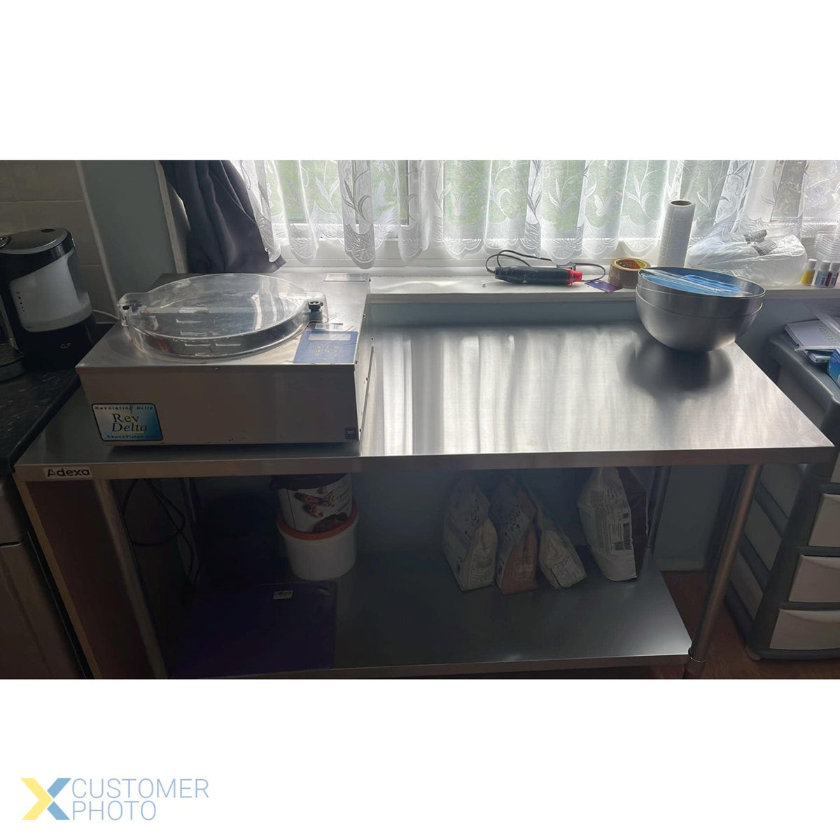 Professional Work table Stainless steel Bottom shelf Upstand 1600x700x900mm - THATS167A