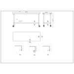 Commercial Mobile Stainless Steel Work Table Bottom shelf 1800x600x900mm - WT60180GMOBILE