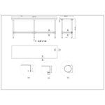 Commercial Stainless Steel Work Table No Bottom shelf with Upstand 2100x600x900mm - WT60210GBNU