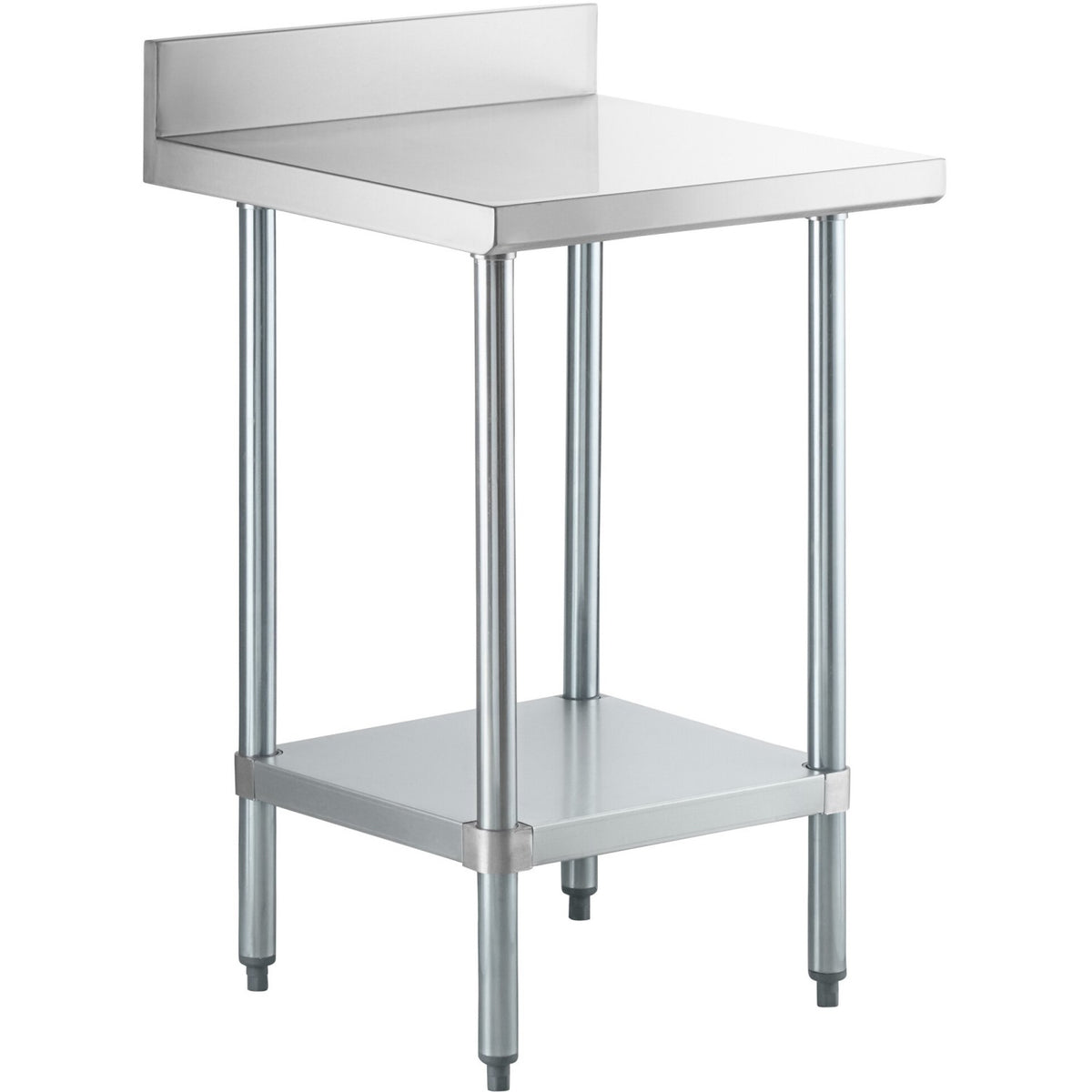 Commercial Stainless Steel Work Table Bottom shelf Upstand 700x700x900mm - WT7070GB