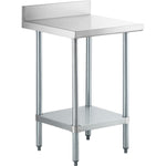 Commercial Stainless Steel Work Table Bottom shelf Upstand 700x600x900mm - WT6070GB