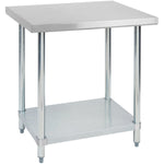 Commercial Stainless Steel Work Table Bottom shelf 900x700x900mm - WT7090G