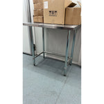 WT6090GNU Work Table — assembled side view