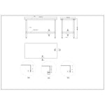 Commercial Stainless Steel Work Table Bottom shelf 1500x700x900mm - WT70150G