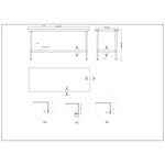 Commercial Stainless Steel Work Table Bottom shelf 1800x700x900mm - WT70180G