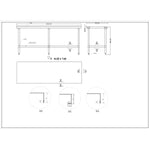 Commercial Stainless Steel Work Table Bottom shelf Upstand 2100x700x900mm - WT70210GB