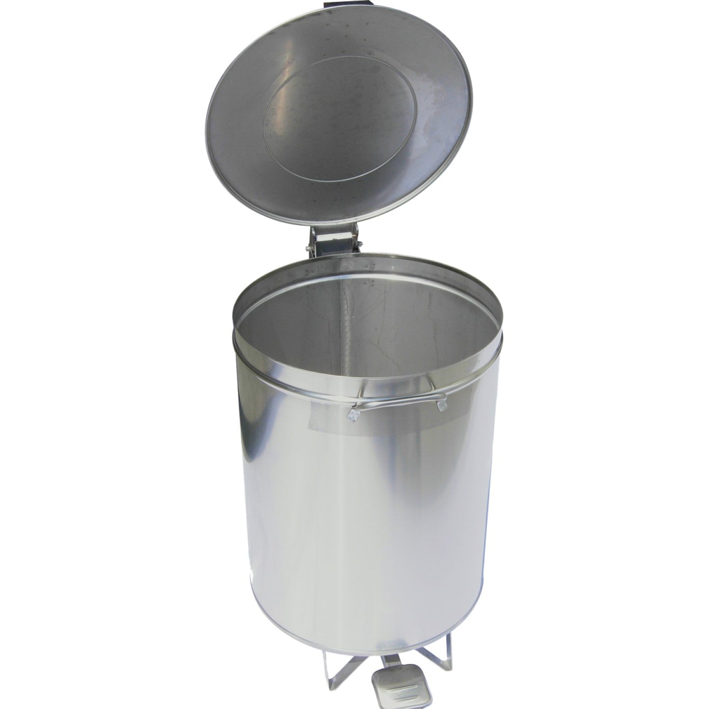 Professional Waste bin Stainless steel Wheels Pedal 60 litres - AD5903