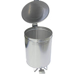 Professional Waste bin Stainless steel Wheels Pedal 60 litres - AD5903