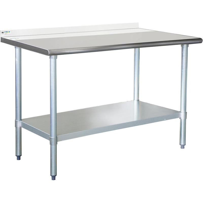 Stainless Steel Work Table Bottom Shelf & Upstand 1300x700x900mm - ETW13070B