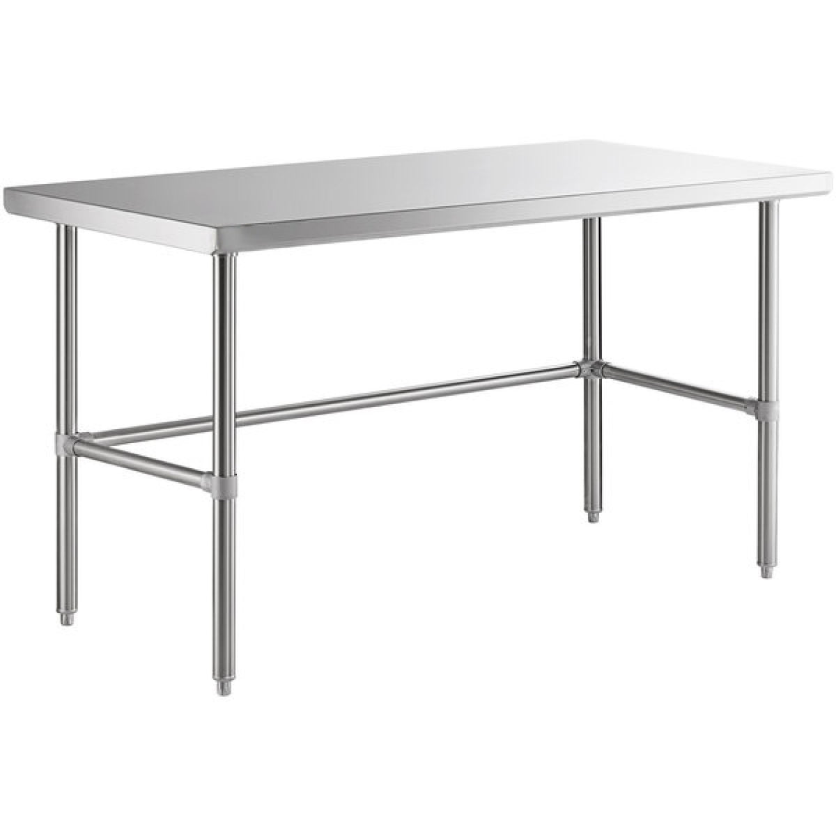 Commercial Stainless Steel Work Table No Bottom shelf 1800x600x900mm - WT60180GNU
